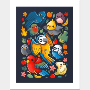 parrots Posters and Art